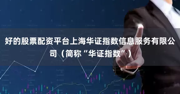 好的股票配资平台上海华证指数信息服务有限公司（简称“华证指数”）