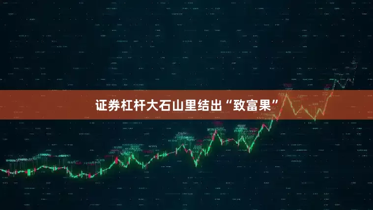 证券杠杆大石山里结出“致富果”